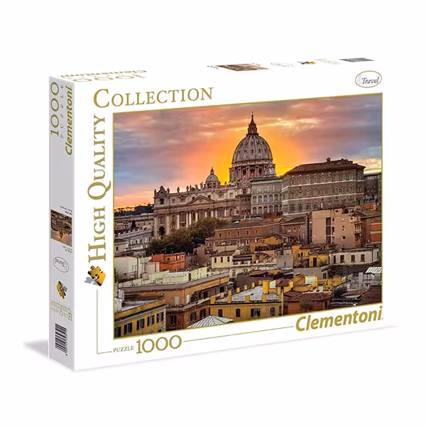 پازل 1000 قطعه ای Clementoni طرح رم در غروب