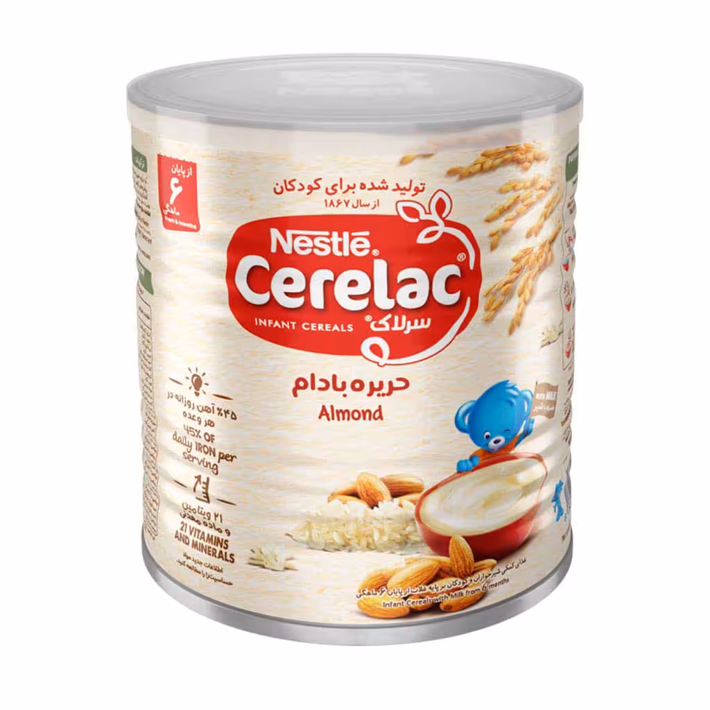 سرلاک حریره بادام به همراه شیر نستله 400گرم | Nestle Cerelac Almond with Milk