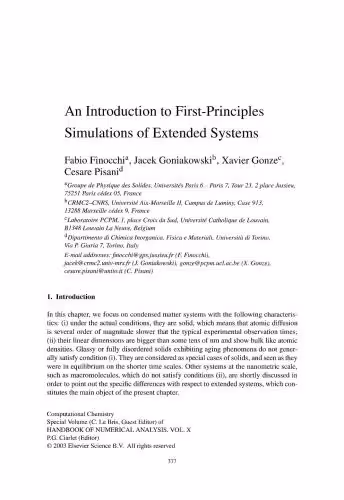 خرید و دانلود نسخه کامل کتاب Handbook of Numerical Methods. Computation Chemistry