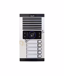 پنل آیفون تصویری 5 واحدی عمودی مدل 1086FD الکتروپیک