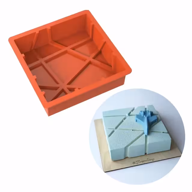 قالب سیلیکون هندسی خطی