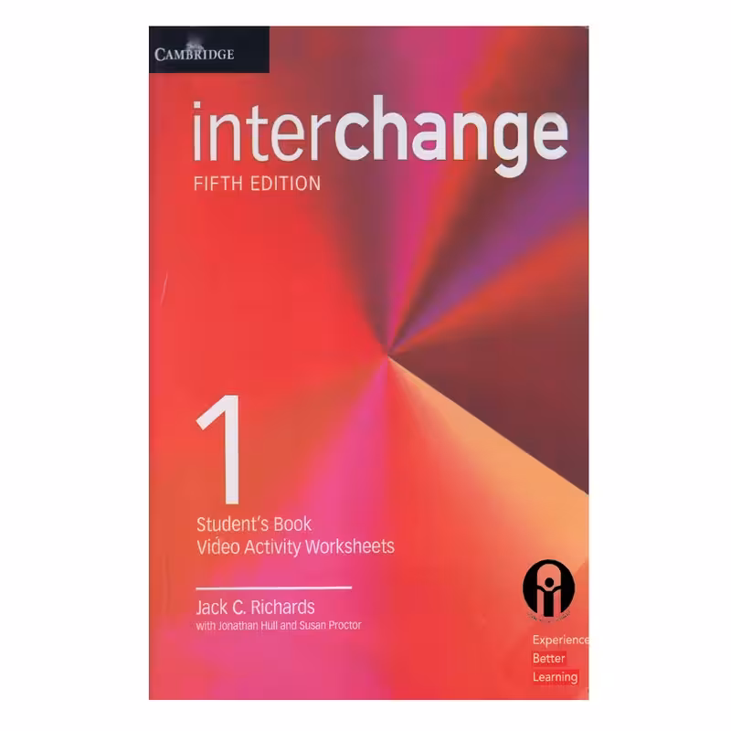 کتاب Interchange 1 With Video Activity Worksheets Fifth Edition اثر Jack C. Richards انتشارات الوندپویان