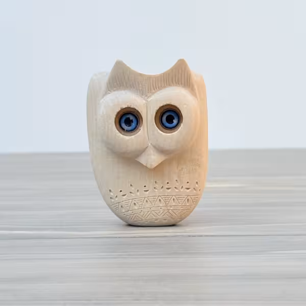 مجسمه جغد بزرگ طرح پنج