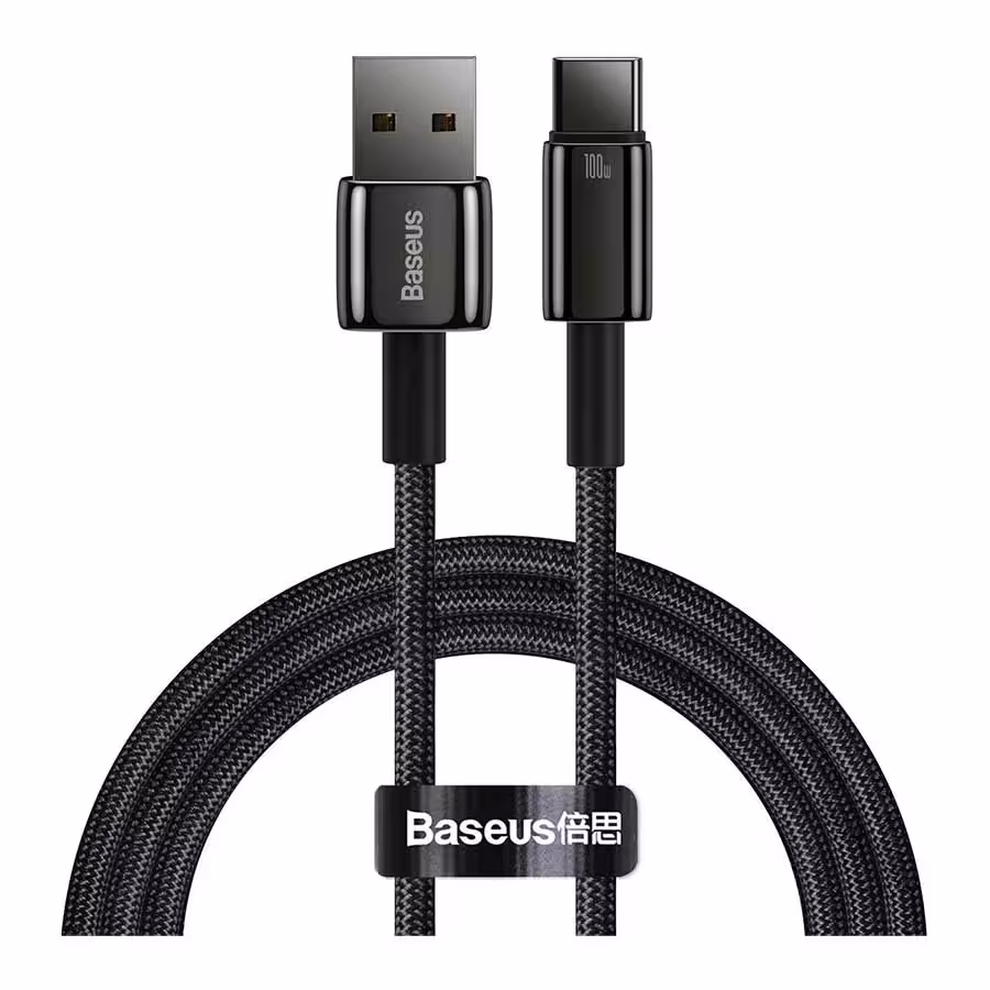 کابل تبدیل USB به USB-C بیسوس مدل Tungsten طول 2 متر