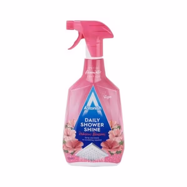 اسپری ضد لک و براق کننده دوش حمام استونیش با رایحه شکوفه هیبیسکوس 750 میل