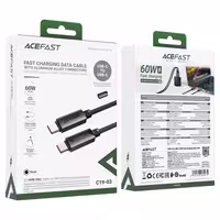 کابل Type-C به Type-C ایس فست ACEFAST C19-03 طول 1.2 متر توان 60 وات