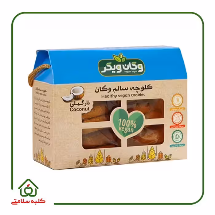 کلوچه سنتی نارگیلی 380گرمی وگان ویگر