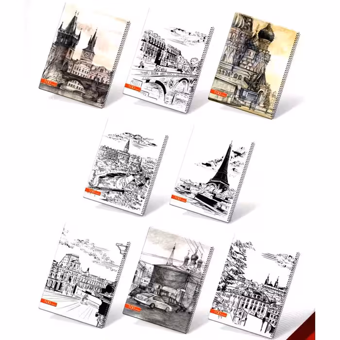 دفتر100برگ نقاشی سیمی طلقی عرش کد190B