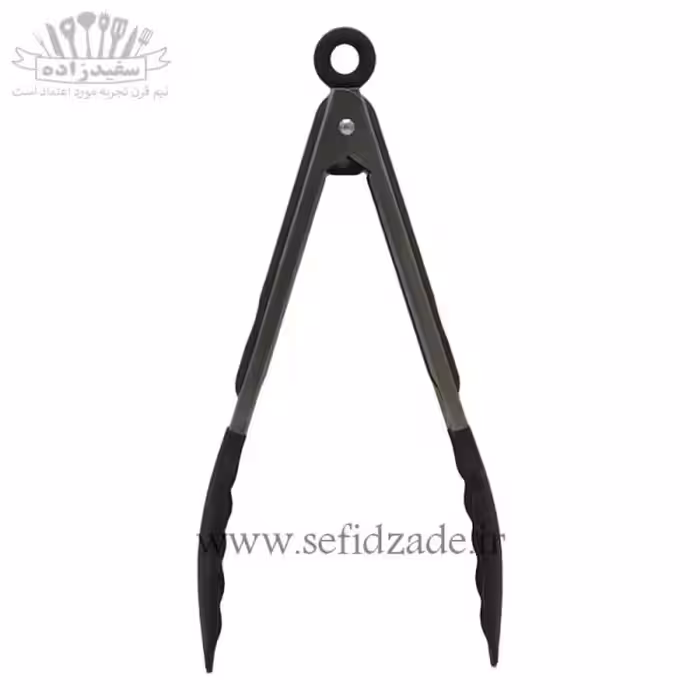 انبر سیلیکونی قفل دار رنگ طوسی