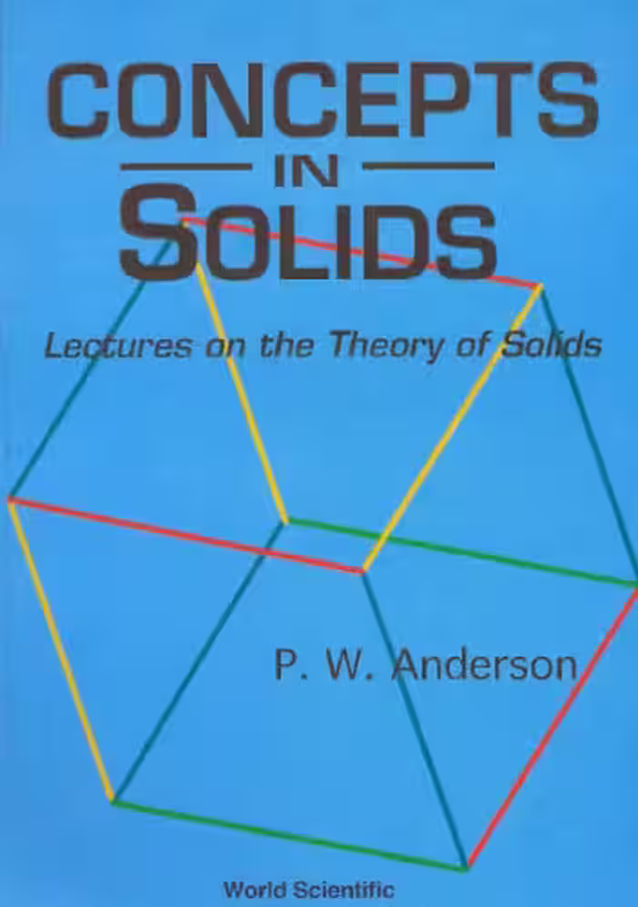 خرید و دانلود نسخه کامل کتاب Concepts in Solids: Lectures on the Theory of Solids