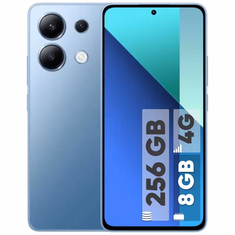 گوشی شیائومی Redmi Note 13 4G رجیسترشده دو سیمکارت 256 گیگابایت با رم 8 گیگابایت(جعبه باز)