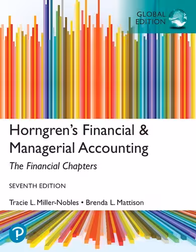 خرید و دانلود نسخه کامل کتاب Horngren's Financial & Managerial Accounting, The financial Chapters Global Edition (7th Edition) - Orginal Pdf