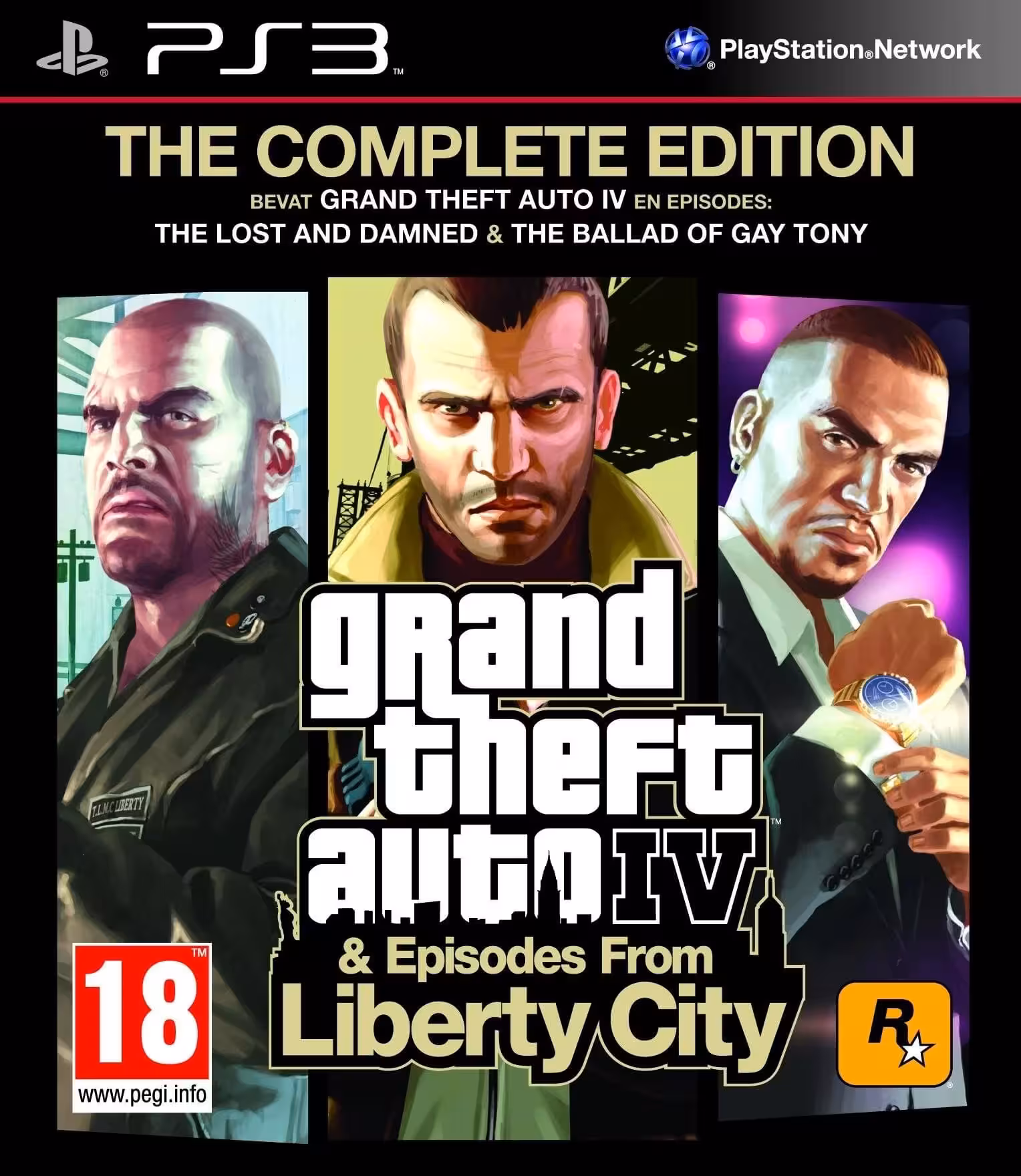 بازی پلی استیشن 3 (PS3 ) نسخه رایتی نسخه هک شده بازی  Grand Theft Auto IV: The Complete Edition