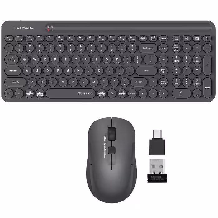 کیبورد و ماوس بی سیم ای فورتک مدل FG_33OO_AIR2