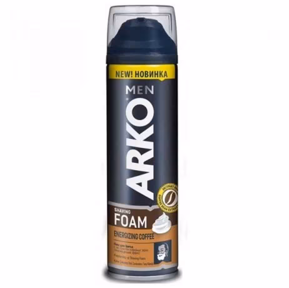 فوم اصلاح  صورت آرکو من Arko Men مدل Energizing Coffee حجم 200 میل