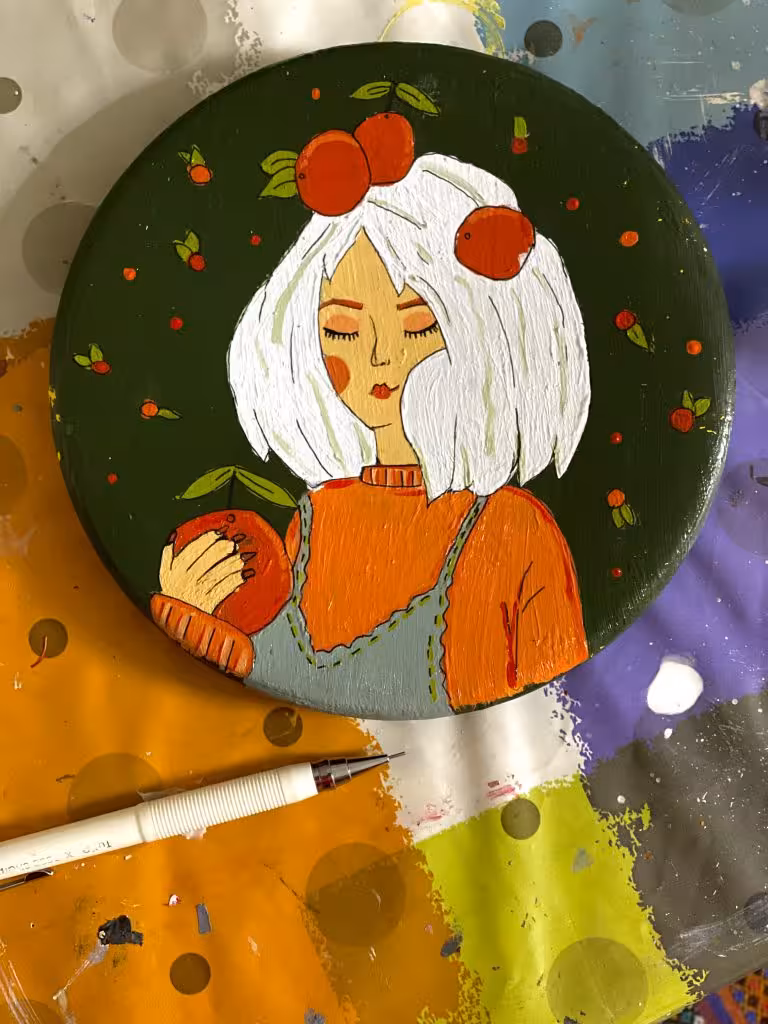 دختر پرتقالی