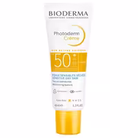 کرم ضد آفتاب بدون رنگ بایودرما مدل Photoderm با SPF50 مناسب پوست خشک و حساس حجم 40 میل