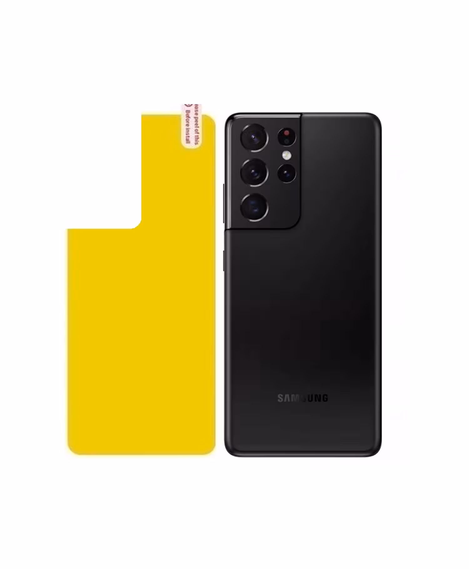 برچسب پشت شفاف موبایل سامسونگ Samsung S21