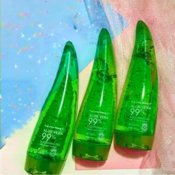 ژل آبرسان حاوی 99 درصد عصاره طبیعی الوورا مواد شفاف درجه یک 260میل💕