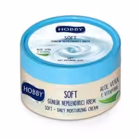 کرم مرطوب کننده هوبی HOBBY عصاره آلوئه ورا و ویتامین E حجم 250 میل
