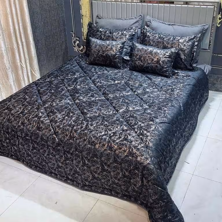 روتختی مخمل طلاکوب 8تکه