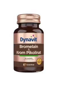 کپسول بروملین و کروم پیکولینات Dynavit - بسته 60 عددی