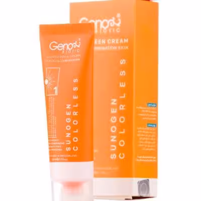 کرم ضد آفتاب بی رنگ ژنو بایوتیک مناسب پوست چرب و مختلط با spf 50