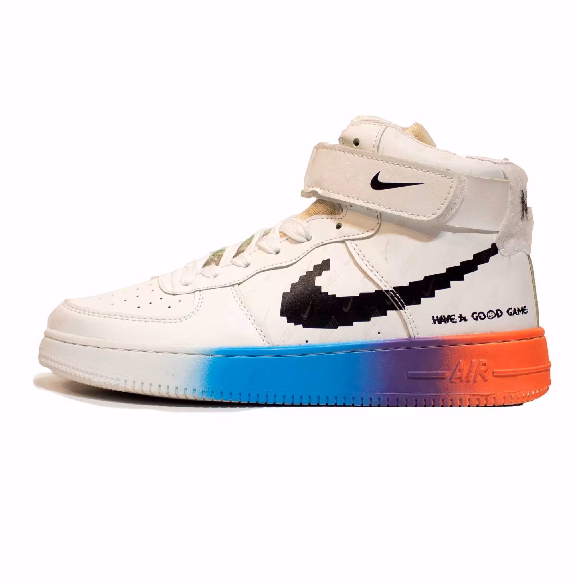 کفش پیاده روی مدل AIR FORCE 1 MID WHBKPUZ-100008051