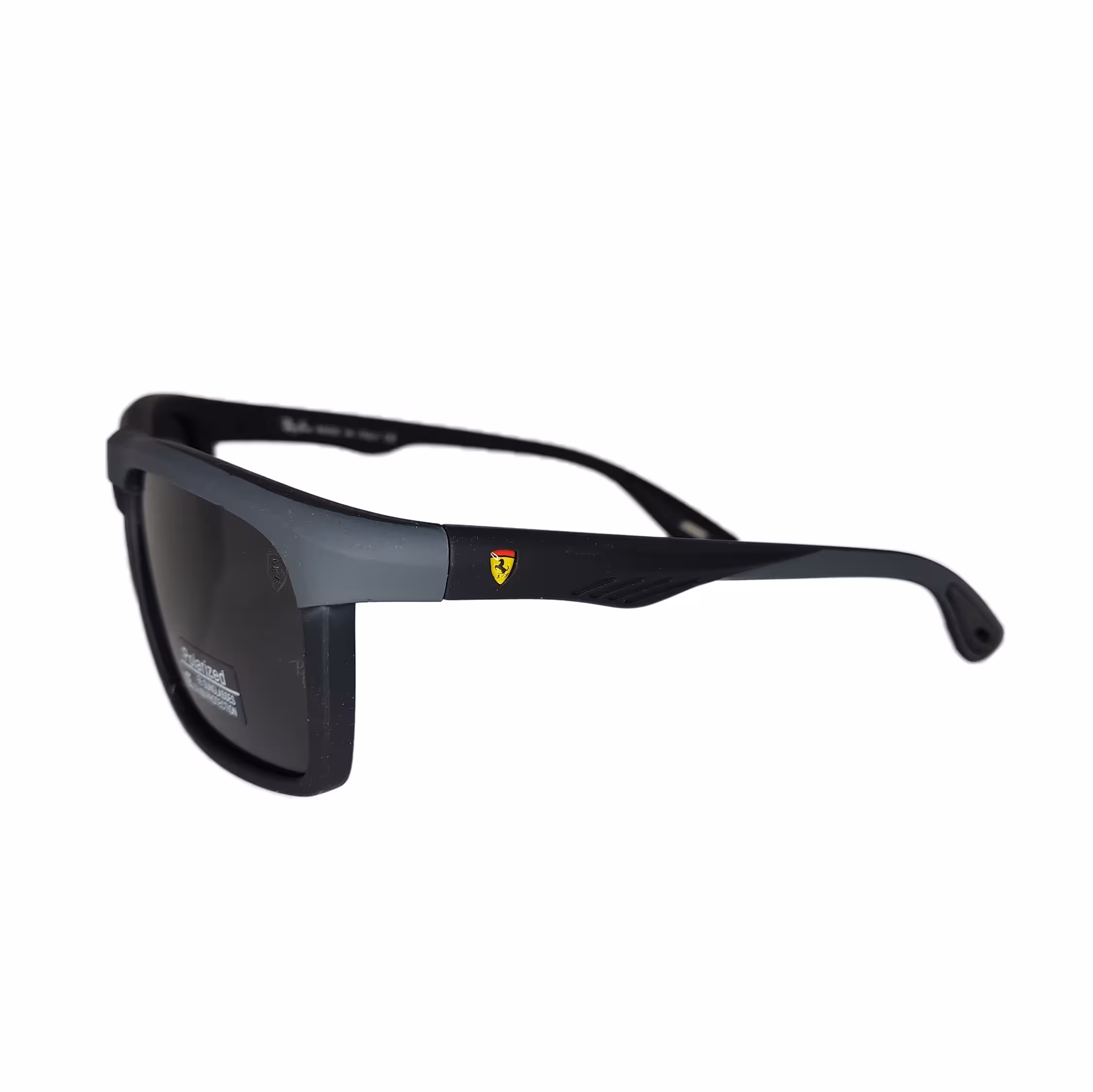 عینک آفتابی مردانه ریبن فراری مدل Ray Ban FERRARI p5820 پلاریزه لنز دودی