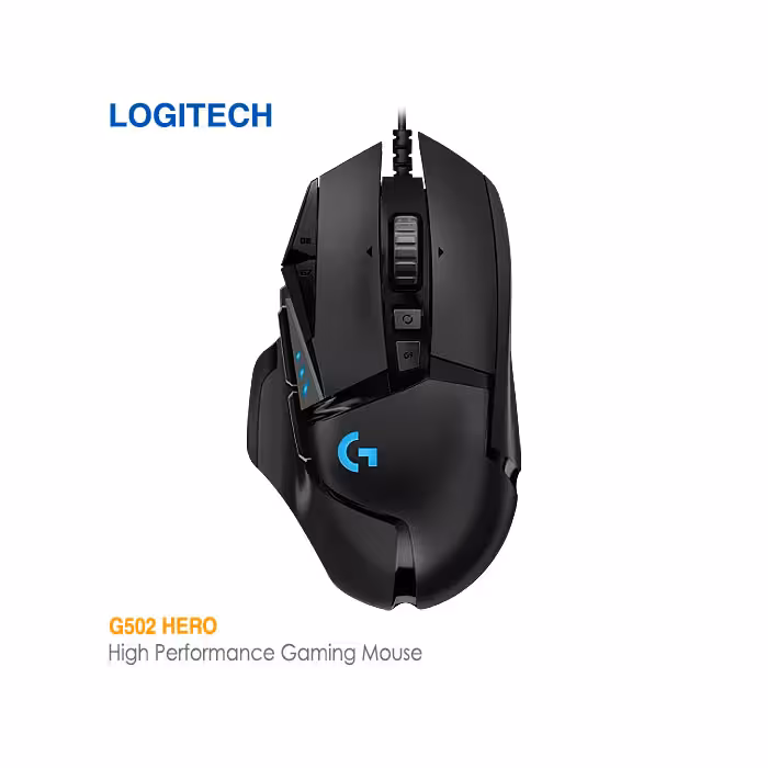 موس با سیم لاجیتک G502 Hero Gaming High Performance