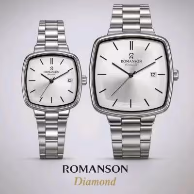 ست ساعت رومانسون قاب مربعی ROMANSON