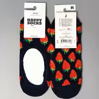 جوراب ساق کوتاه مچی زیر قوزکی هپی ساکس طرح توت فرنگی