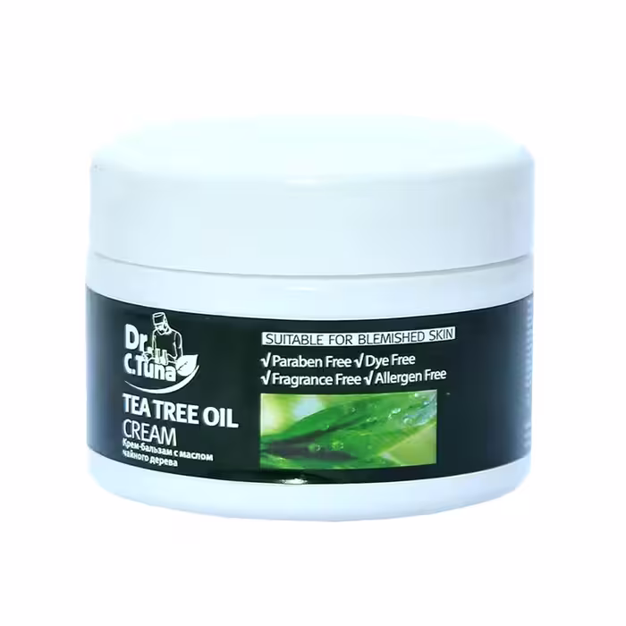کرم آبرسان کاسه ای چای سبز Tea Tree دکتر سی تونا فارماسی حجم 110 میل