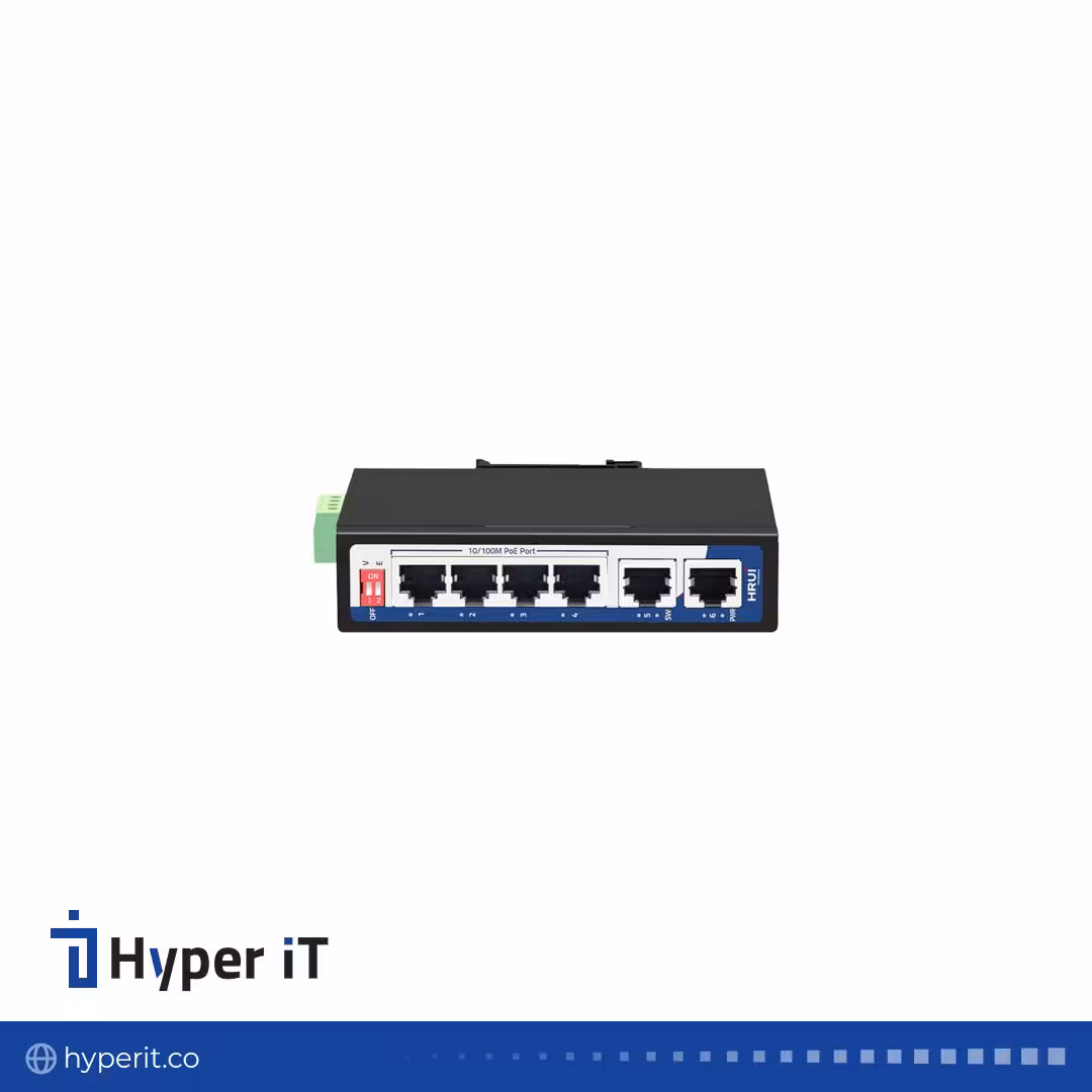 سوئیچ PoE صنعتی HRUI مدل HR500-AF-42