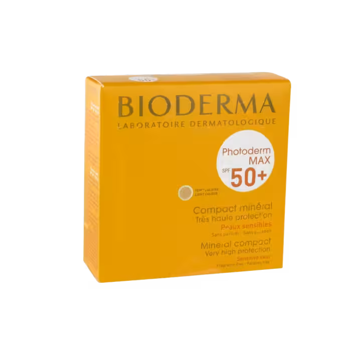 ضد آفتاب فتودرم مکس مینرال کامپکت  SPF 50 (بژ تیره) بایودرما