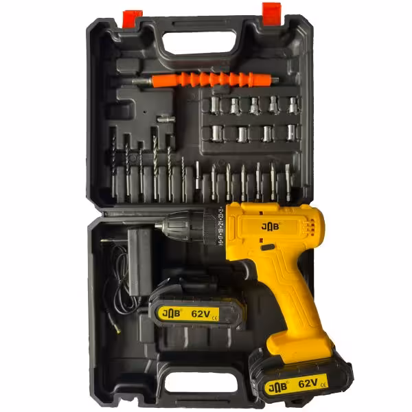 مجموعه 28 عددی پیچ گوشتی شارژی جاب مدل JB-6250