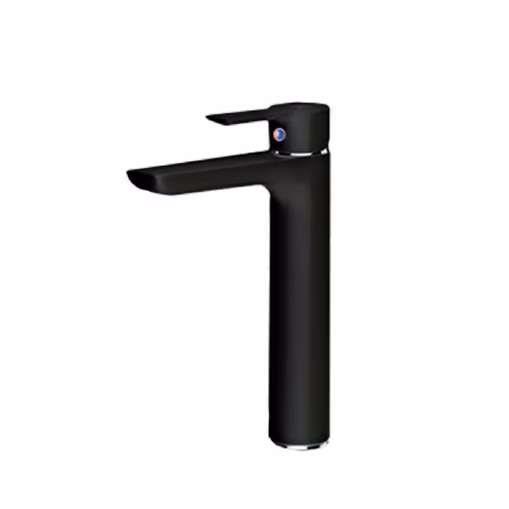 شیر روشویی پایه بلند kwc مدل ریتا مشکی