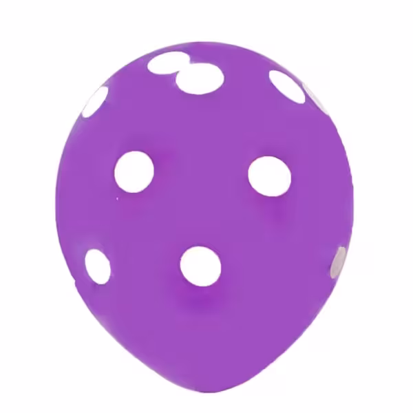 بادکنک بنفش خال سفید