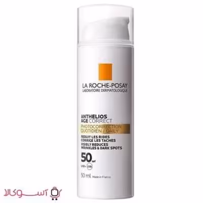 کرم ضد آفتاب ضد چروک لاروش پوزای مدل age correct حجم 50 میل