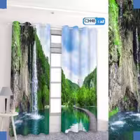 پرده تصویری طرح دریاچه برند پرنا