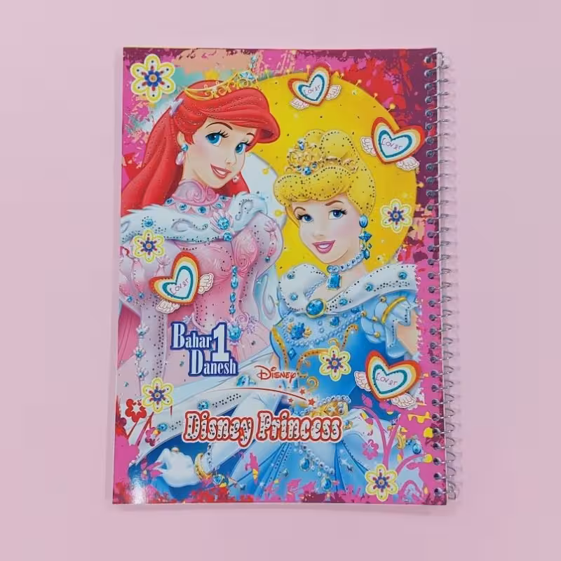 دفتر  نقاشی سیمی 50 برگ بهار دانش