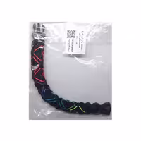 دستبند پاراکورد طرح قلب مشکی رنگی