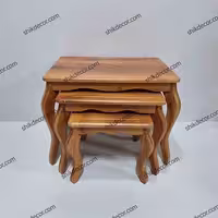 میز عسلی سه عددی مدل ونیز