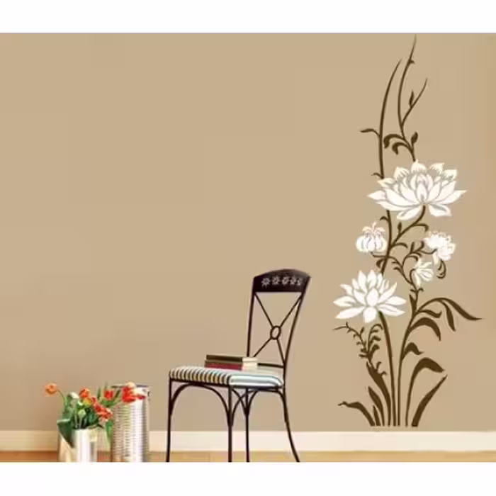 شابلون دیواری گل کد 605