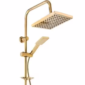 علم دوش 2کاره مدل رسوبگیر اتومات طلایی