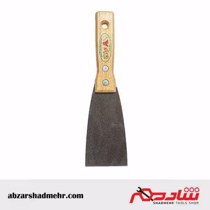 کاردک 6 سانتی دسته چوبی