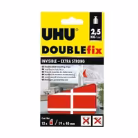 چسب دوطرفه ژله ای شفاف اوهو UHU double fix