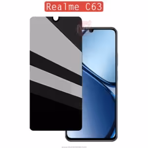 محافظ صفحه پرایوسی Privacy Tempered Screen Glass | Realme C63