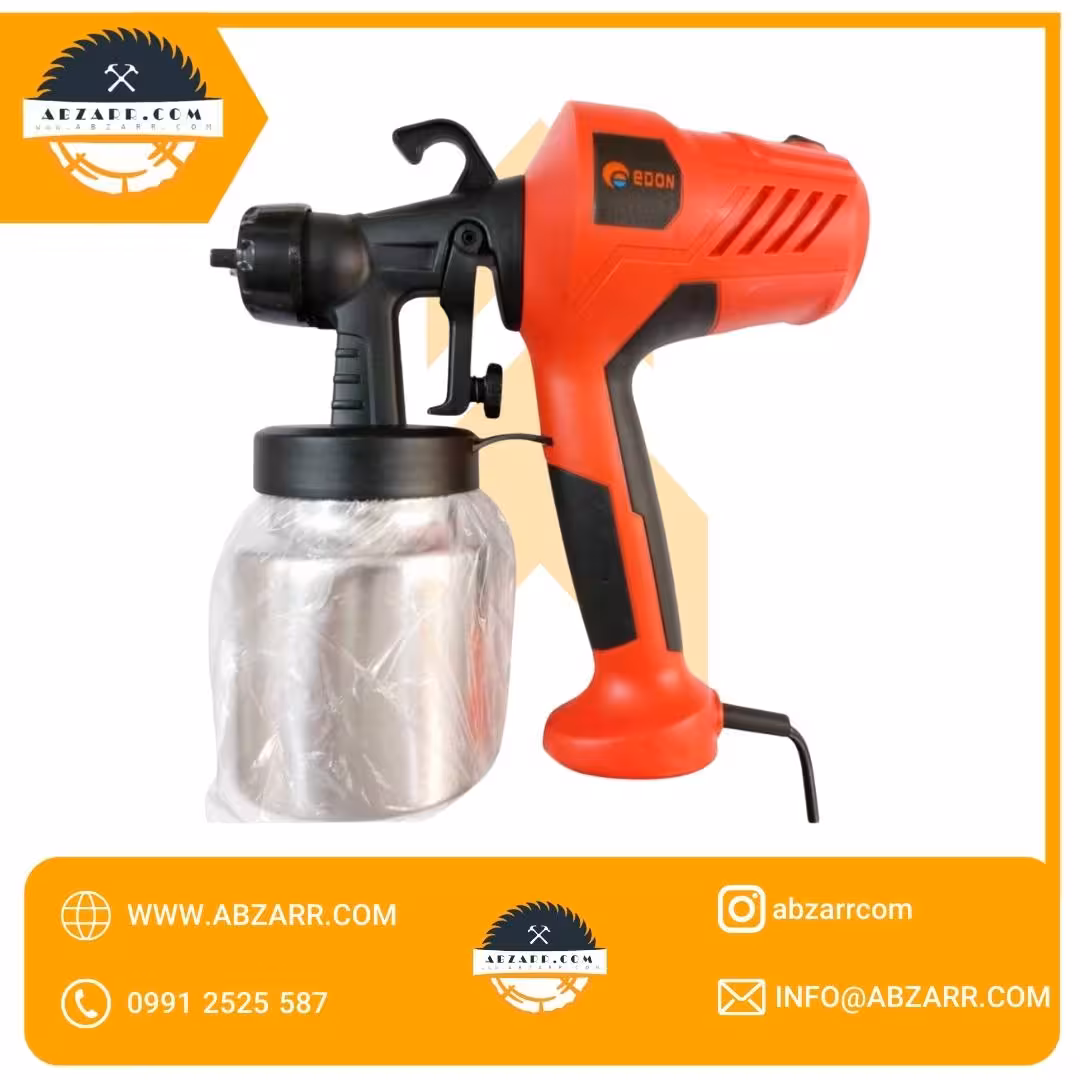 پیستوله رنگ پاش برقی ادون پمپ سرخود مدل ED-PDS 1820