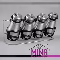 ادویه 4 دیواری رومینا استیل کد 207 مینا کیچن ویر